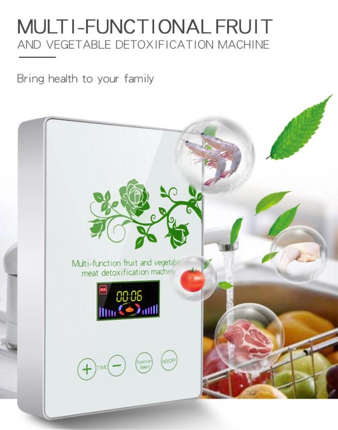 Homefish Pannello di vetro portatile per la sterilizzazione di frutta e verdura Intelligent Multifunction Machine 400mg/h Generatore di ozono per cucina 0
