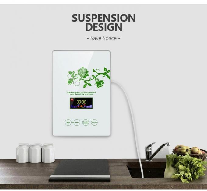 Homefish Pannello di vetro portatile per la sterilizzazione di frutta e verdura Intelligent Multifunction Machine 400mg/h Generatore di ozono per cucina 11