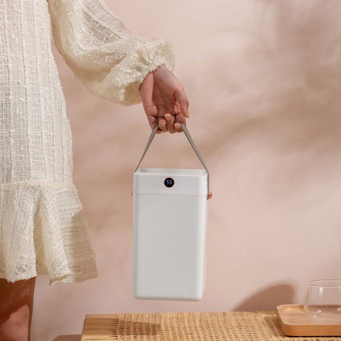 3L Grande capacità Diffusore a doppio spruzzo Umidità Nebbia fredda Umidificatore d'aria a nebulosa con schermo digitale 0