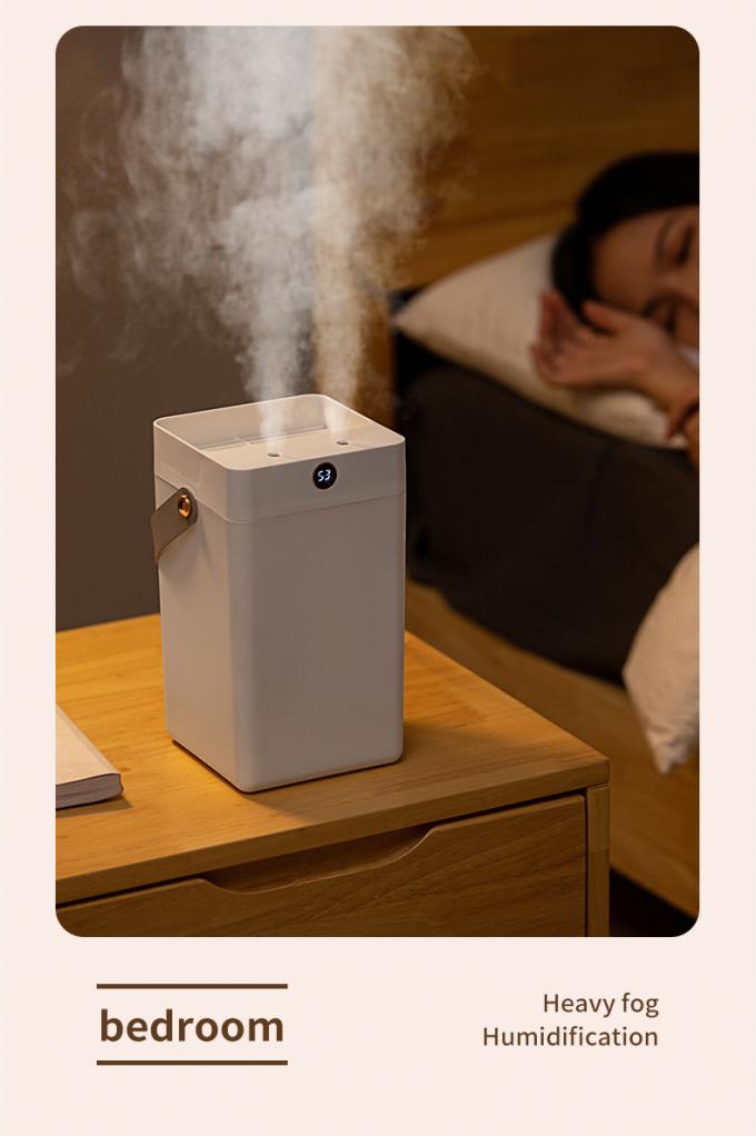 3L Grande capacità Diffusore a doppio spruzzo Umidità Nebbia fredda Umidificatore d'aria a nebulosa con schermo digitale 5
