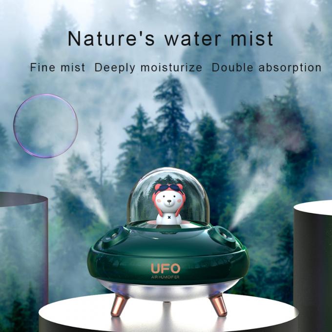 Umidificatore per astronauti UFO senza fili ricaricabile da 400 ml USB 5V 0