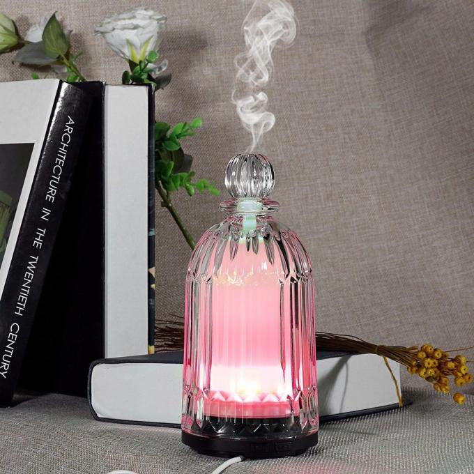 HOMEFISH OEM Dropshipping Umidificatore di vetro multicolore da 120 ml Diffusore di olio essenziale Diffusore di profumo 8