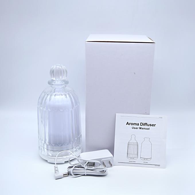 HOMEFISH OEM Dropshipping Umidificatore di vetro multicolore da 120 ml Diffusore di olio essenziale Diffusore di profumo 17