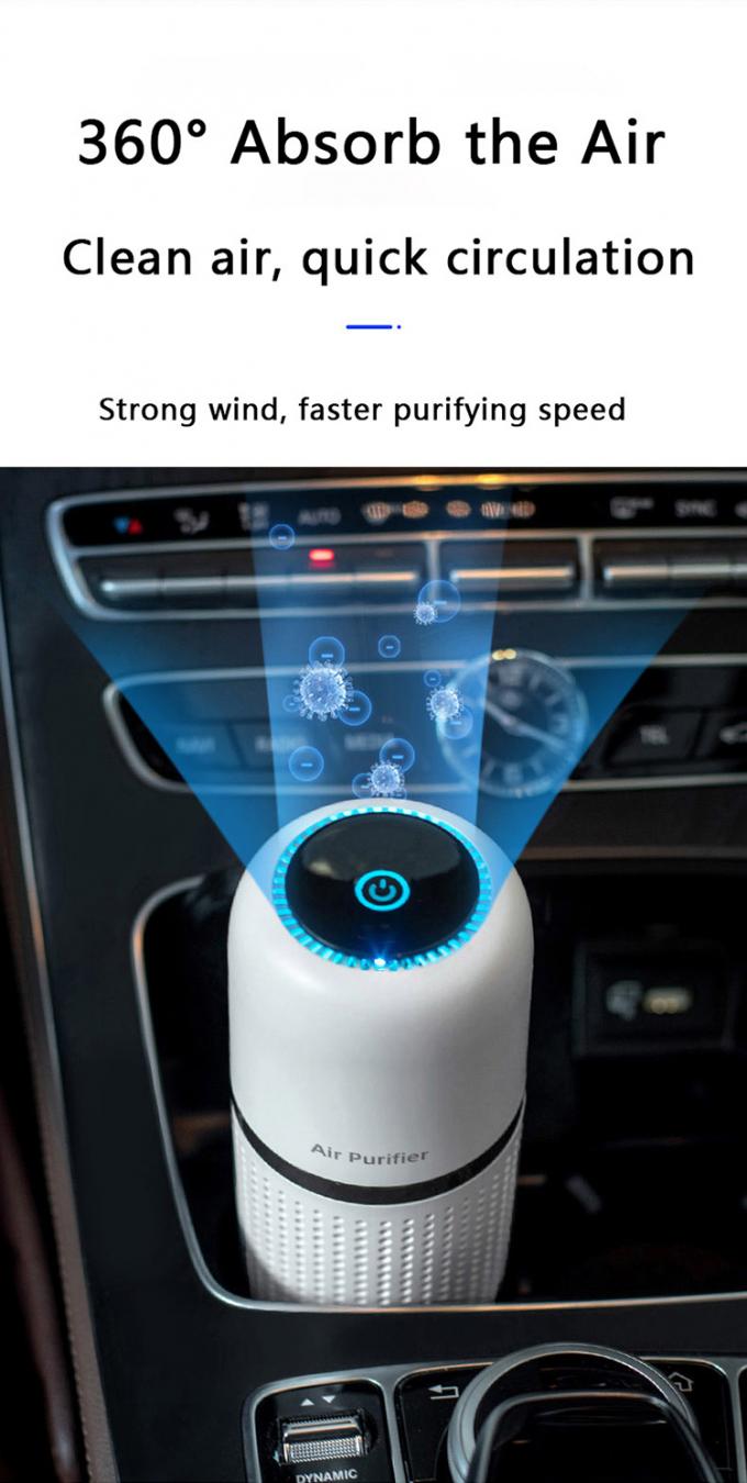 2023 Nuovo arrivo Intelligente Purificatore d'aria per auto portatile Macchina di aromaterapia filtro multiplo Purificatore d'aria di ferro negativo 5
