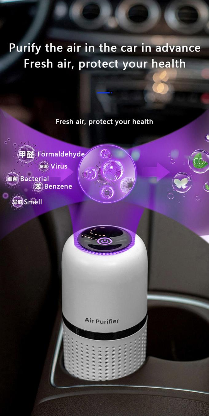 2023 Nuovo arrivo Intelligente Purificatore d'aria per auto portatile Macchina di aromaterapia filtro multiplo Purificatore d'aria di ferro negativo 9