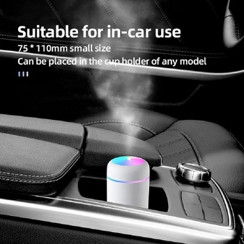 Umidificatore d'aria per bicchiere colorato con grande capacità per umidificatori montati su auto 3