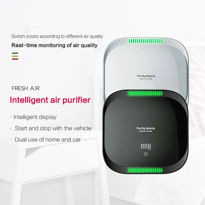 Buon prezzo Display PM2.5 Mini Purificatore d'aria portatile intelligente Smart Touch Car HEPA Filter Purificatore d'aria con sensore di qualità dell'aria in linea
