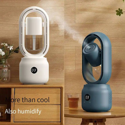HOMEFISH 300ml Umidificatore di stanza Multifunzione Ventilatore a spruzzo A batteria