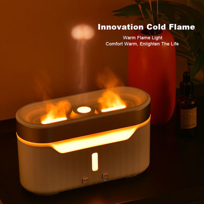 Buon prezzo 2023 Nuovo Flame Water Atomization Jellyfish Fog Humidifier Desktop Portable Essential Oil Aroma Diffuser con luce atmosferica in linea