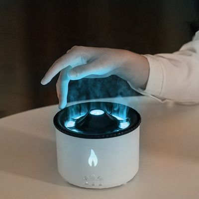 Buon prezzo Diffusore di aroma elettrico di olio essenziale con telecomando ad ultrasuoni Diffusore di aroma intelligente Volcano 360ML Flama umidificatore in linea