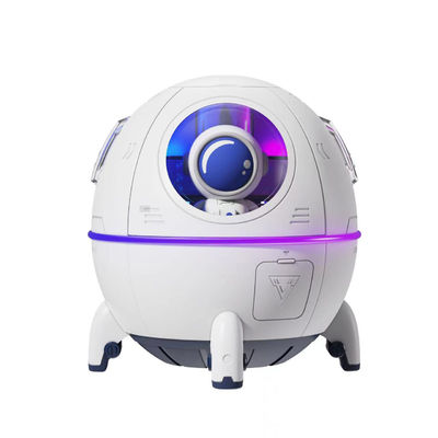 Buon prezzo Ingrosso Cute Design Space Capsule Umidificatore USB Ricaricabile Mini Portatile Umidificatore d'aria ad ultrasuoni con luce a led in linea