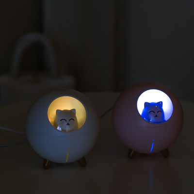 Buon prezzo Homefish OEM Hava Nemlendirici 220ml Capacità del serbatoio dell'acqua Luftbefeuchter Colorata Luce notturna Mini Umidificatore Umidificatore in linea