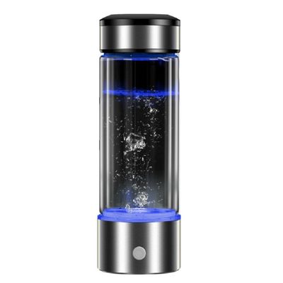 Buon prezzo Generatore di idrogeno Coppa filtro dell'acqua 430ml Alcalino Maker Ricco di idrogeno bottiglia portatile Ionizzatore di acqua H2 Elettrolitica pura in linea