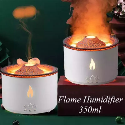 Buon prezzo 1 Esempio Ok Volcano Flame Humidifier LED Color Flame Effect Ultrasonico Diffusore di olio aromatico per Hotel Home Dropshipping in linea