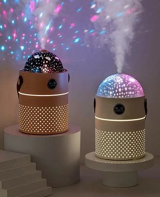 Buon prezzo Galaxy Projection Light Air Humidifier 500ML Due modalità Intelligente Ricaricabile Wireless Ultrasonico Fog Maker Umidificatore d'aria in linea