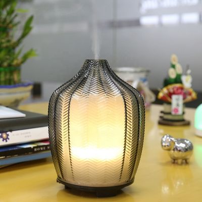 Buon prezzo Homefish OEM Commercial Art Glass Aroma Diffuser Nebulizer Olio essenziale 120ml Macchina per profumi Ultrasuoni in linea