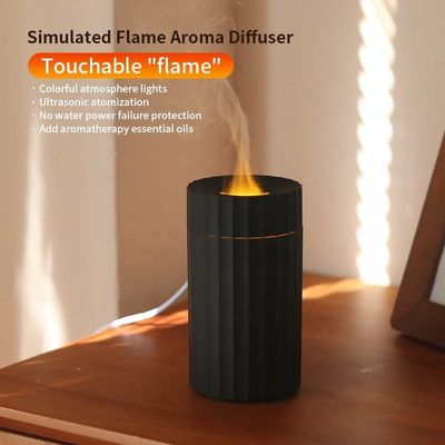 Buon prezzo Tipo C 100 ml Umidificatore di fiamma Diffusore di aroma a fuoco con luce LED 7C in linea