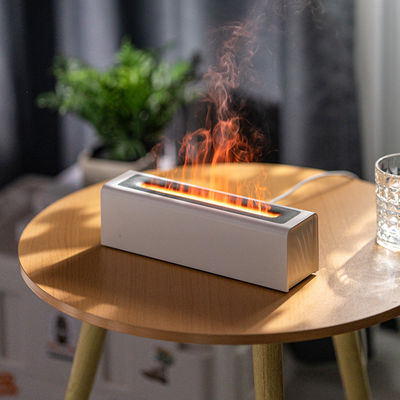 Buon prezzo HOMEFISH Simulatore di fiamma Umidificatore da scrivania di grande capacità Diffusore di aromaterapia con luce di atmosfera per camera da letto in linea